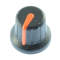 16/11.5mm Push Fit Knob with Orange Pointer