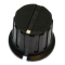 6.35mm Black Control Knob 24mm