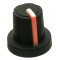 Sifam 16/11mm Push Fit Knob with Red Pointer