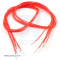 Pre-crimped Wire Female/Female 60cm Red