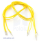 Pre-crimped Wire Female/Female 60cm Yellow