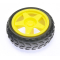 Makertronics Wheel 68x24.5mm for 5.4x3.7mm Motor Shafts