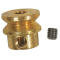 10mm Brass Pulley with Grub Screw