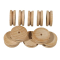 30mm Wooden Pulley Pack of 10