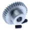 MOD 0.5, 35 Tooth Steel Model Gear